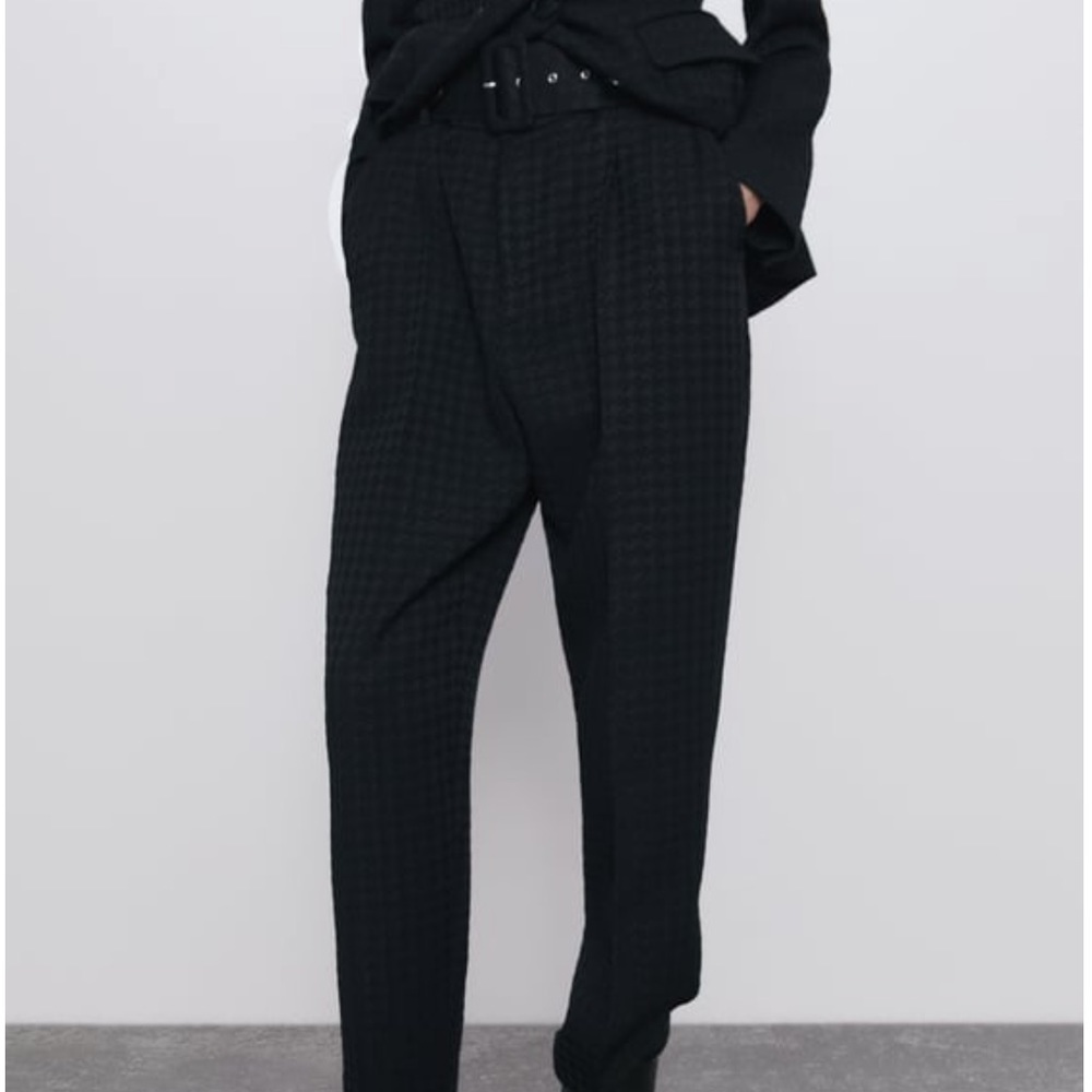 ZARA BELTED PANTS